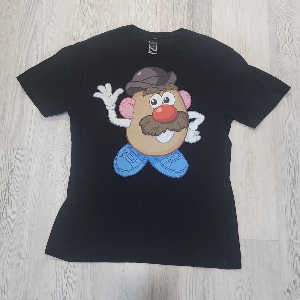 Hasbro‎ Mr. Potato Head black cotton t-shirt Size L